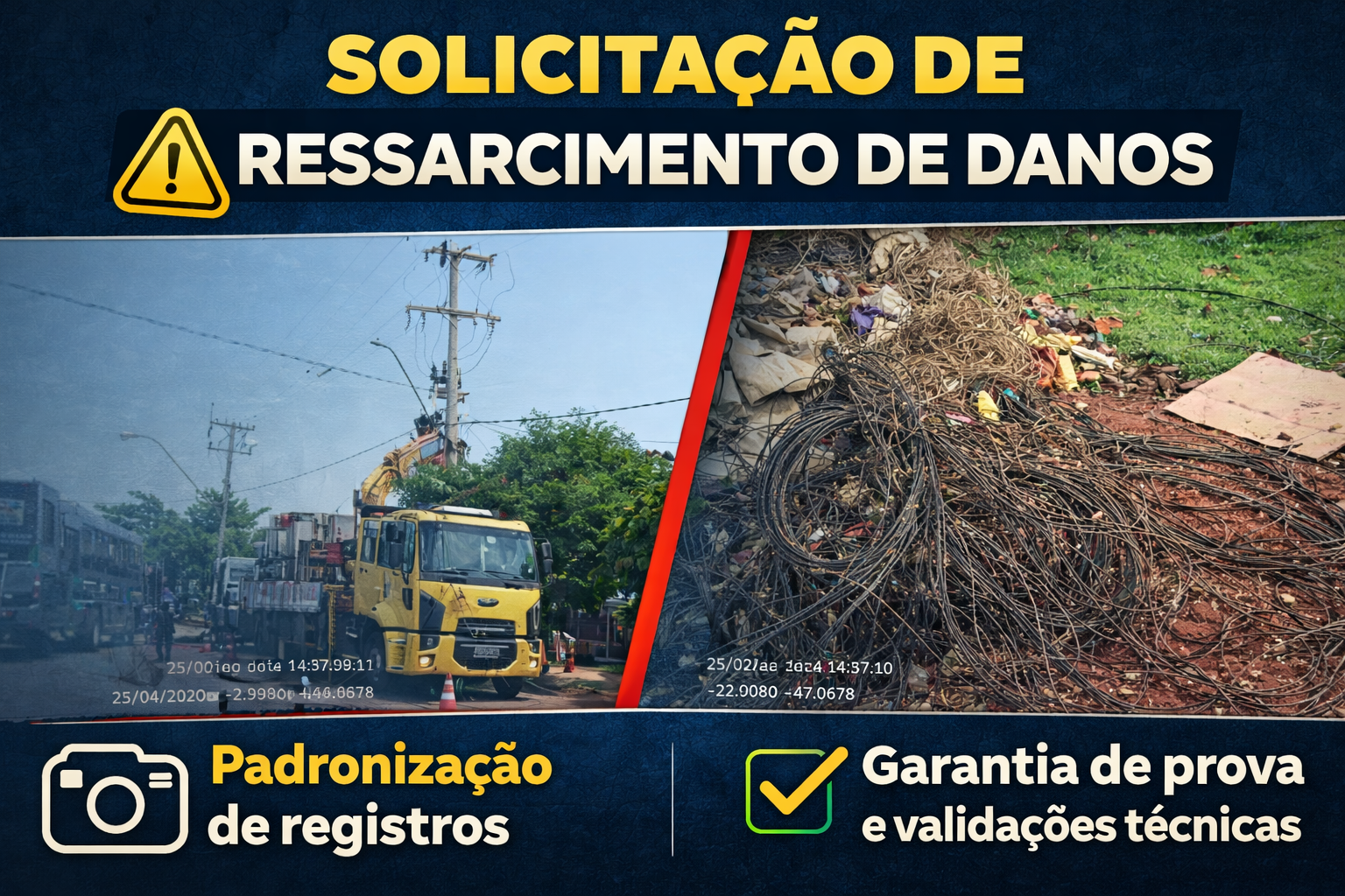 Treinamento – Registro de Evidências para Ressarcimento de Danos